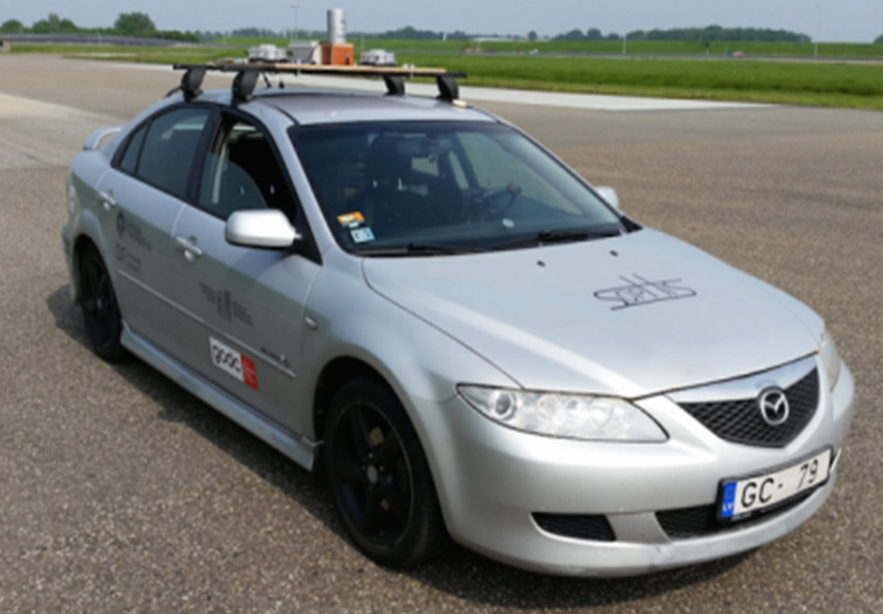 The first self-driving car in Latvia