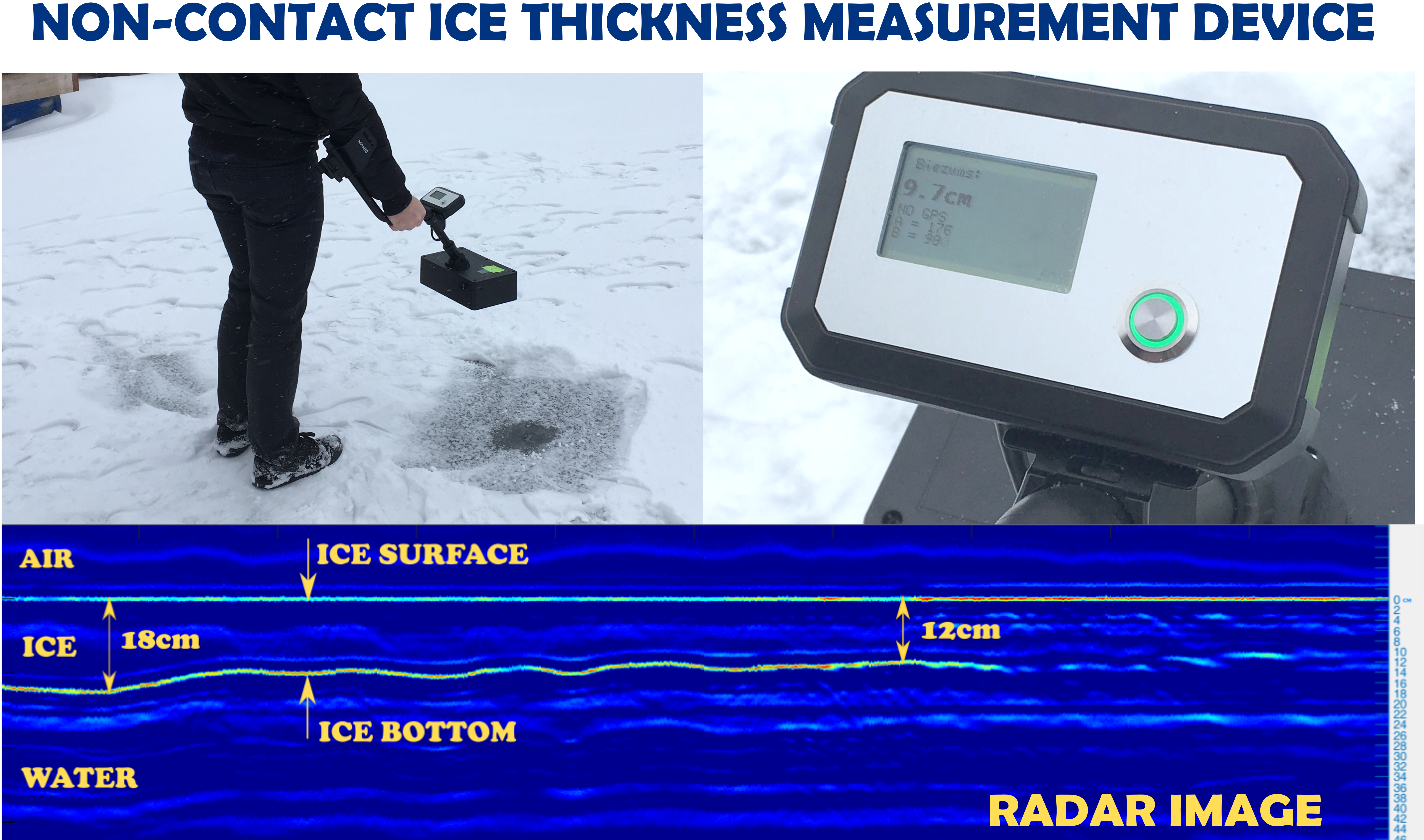 Contactless ice thickness measurement device (EDI-ICE) part 2
